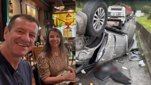 Dunga e a esposa sofreram acidente de trânsito neste sábado no Paraná