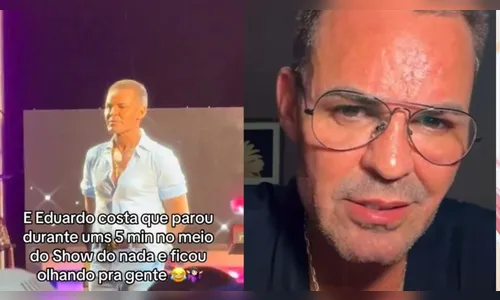 Eduardo revelou motivo de ficar paralisado em show