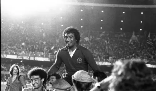 Ex-goleiro Tobias, do Corinthians, em 1976