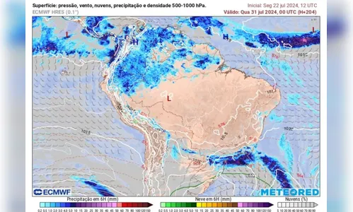 Nova onda de frio pode atingir SP e Sul do Brasil; veja previsão