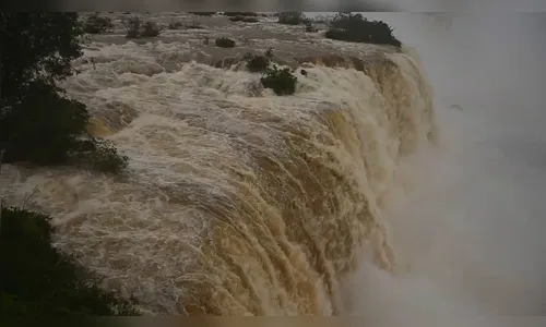 Vazão das Cataratas do Iguaçu continua subindo
