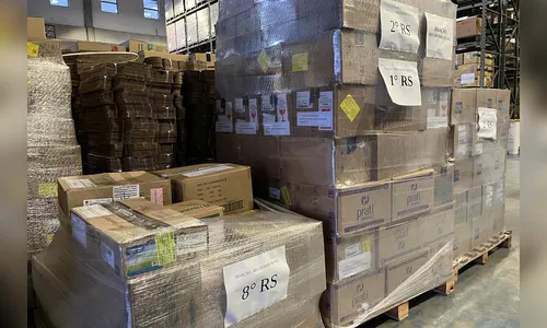 Paraná envia mais de 1,3 milhão de unidades de medicamentos ao RS