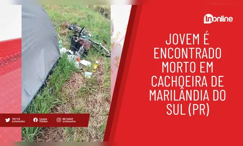 Jovem é encontrado morto em cachoeira de Marilândia do Sul (PR)