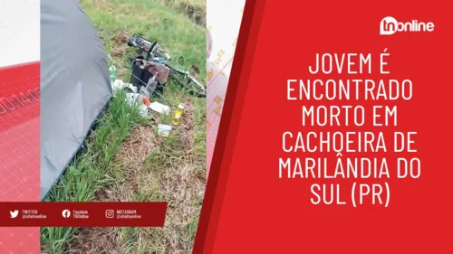 Jovem é encontrado morto em cachoeira de Marilândia do Sul (PR)