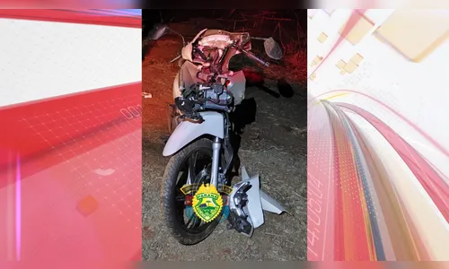 Jovem fica ferido após queda de moto na PR-170 em Apucarana
