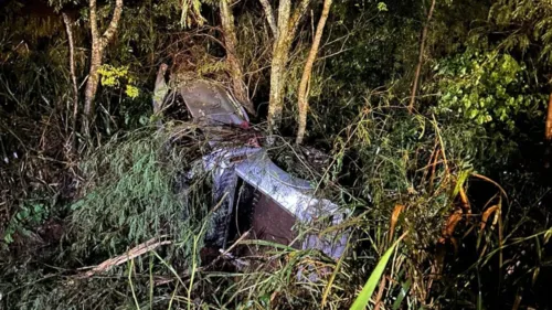 Motorista teve ferimentos e foi levado para o Pronto Socorro