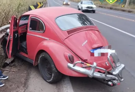 Motorista teve ferimentos médios