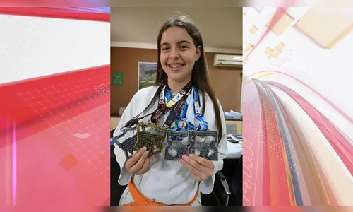 Atleta de 16 anos da região coleciona mais de 45 medalhas no karatê