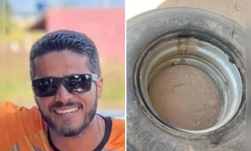 Homem fica com rosto desfigurado após pneu explodir; vítima morreu