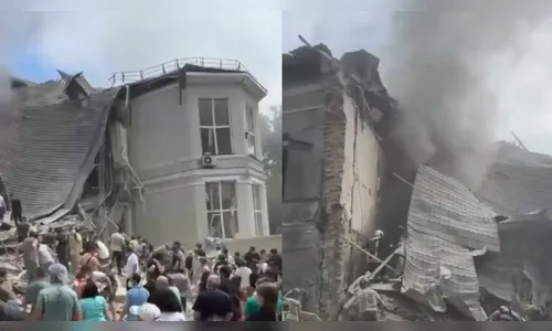 Hospital infantil em Kiev é atingido por bombardeio da Rússia; veja