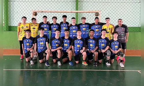 Handebol de Apucarana fica em quinto lugar no Paranaense Sub-16