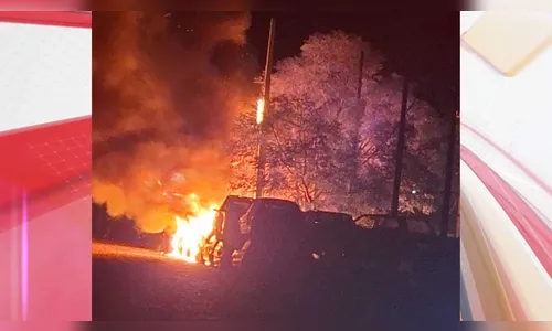 Incêndio destrói cerca de 30 veículos apreendidos do pátio da 6ª CIPM