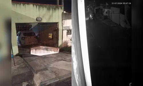 Caixão é abandonado no portão de casa e assusta moradores no Paraná