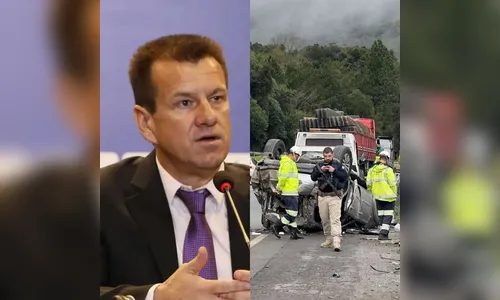 Dunga, ex-técnico da seleção, sofre grave acidente na BR-116
