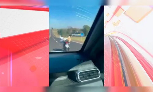 Motociclista faz manobra 'Superman' e acaba preso pela PM; vídeo