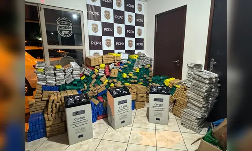 Polícia Civil apreende quase uma tonelada de maconha em Foz