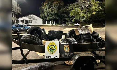 Policiais apreendem barco com produtos contrabandeados no Rio Paraná