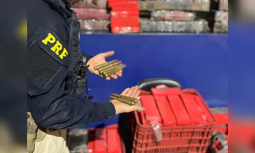 PRF apreende munições utilizadas em crimes do 'novo cangaço' no PR