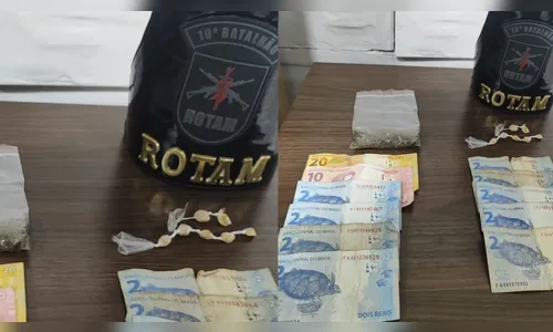 Rotam apreende menor com crack na Praça Rui Barbosa; homem foi preso