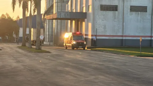 Siate do Corpo de Bombeiros atendeu trabalhador