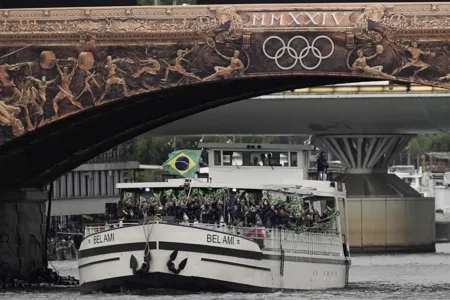 Solenidade de abertura dos Jogos Olímpicos em Paris