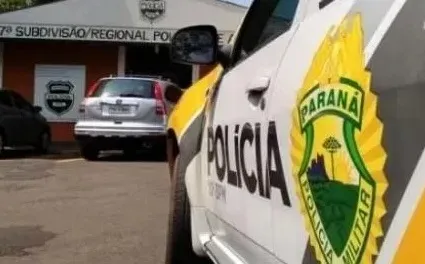 Assaltante foi encaminhado pela PM à delegacia