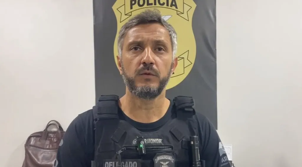 Delegado-chefe da 17ª Subdivisão Policial de Apucarana (17ª SDP), Marcus Felipe da Rocha Rodrigues, revelou detalhes sobre operação deflagrada nesta sexta (23)