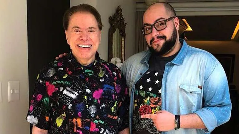 Tiago Abravanel e Silvio Santos