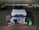 Polícia de Ivaiporã apreende produtos de descaminho em abordagem