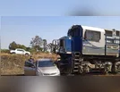 Acidente entre carro e trem em Califórnia deixa apucaranense ferido