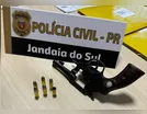 Polícia Civil apreende arma utilizada para matar homem em Marumbi