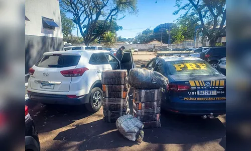 PRF apreende 314 kg de drogas em Maringá; veja vídeo