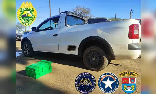 Operação conjunta apreende 17 kg de maconha na PR-082 em Jardim Alegre