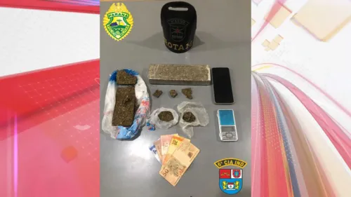 A droga foi encontrada com o suspeito e na residência