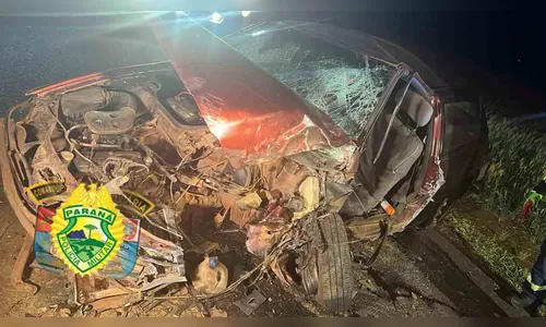 Colisão frontal deixa um morto na PR-151 no norte pioneiro  do Paraná