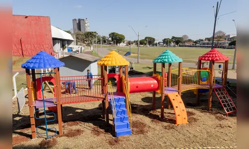 Complexo Lagoão e mais bairros ganham parque infantil em Apucarana