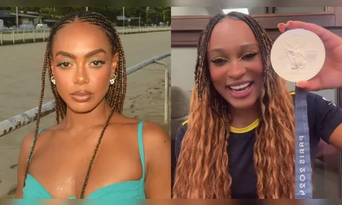 Atriz é provocada na web após suposta desavença com Rebeca Andrade