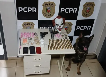 Dois irmãos são presos por tráfico e posse ilegal de arma de fogo