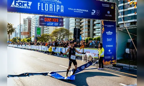 Edson Emídio fica em 4º lugar na Maratona de Florianópolis