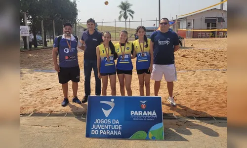Vôlei de praia feminino de Apucarana se classifica nos Jojup's