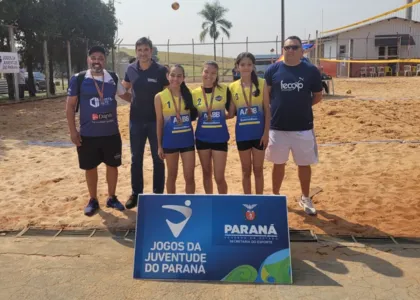 Equipe de vôlei avançou nos Jogos da Juventude