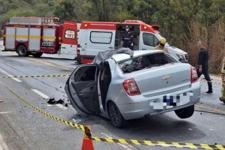 Grave acidente na rodovia BR-251, no município de Salinas/MG