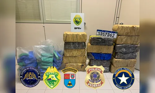 Homem é preso com mais de 300 quilos de maconha e carro furtado no PR