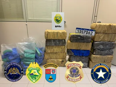 Homem é preso com mais de 300 quilos de maconha e carro furtado no PR