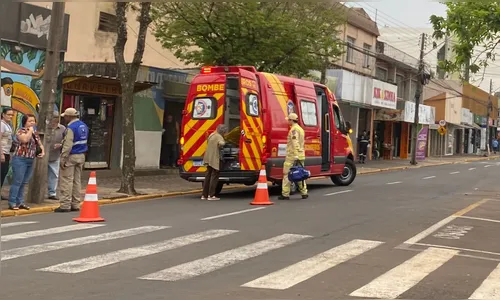 Idosa de 75 anos é atropelada próximo ao terminal de Apucarana