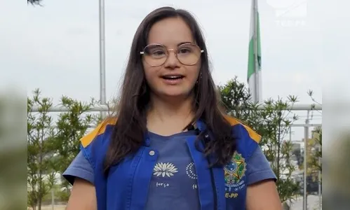 Jovem de Apucarana participa de campanha do TRE-PR; veja