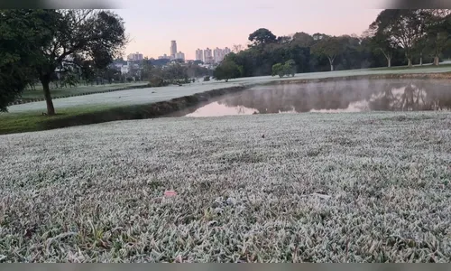 Paraná tem manhã congelante e marca -5,3ºC; veja temperaturas