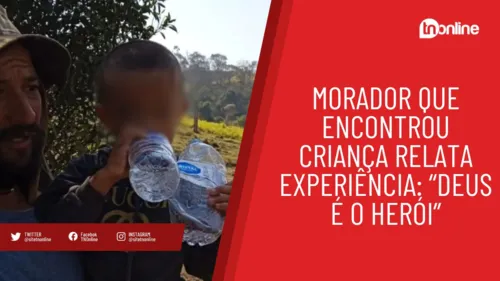 Morador que encontrou criança relata experiência: “Deus é o herói”