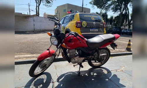 Apucarana: casal é preso com moto furtada e carro com placa adulterada