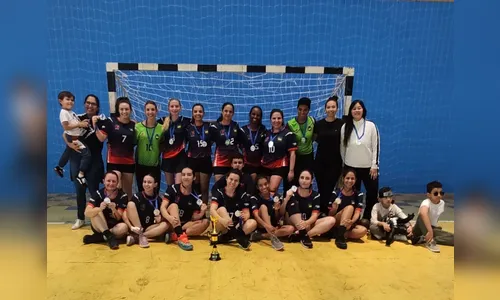 Handebol feminino de Apucarana fica em 2º lugar nos Jogos Abertos